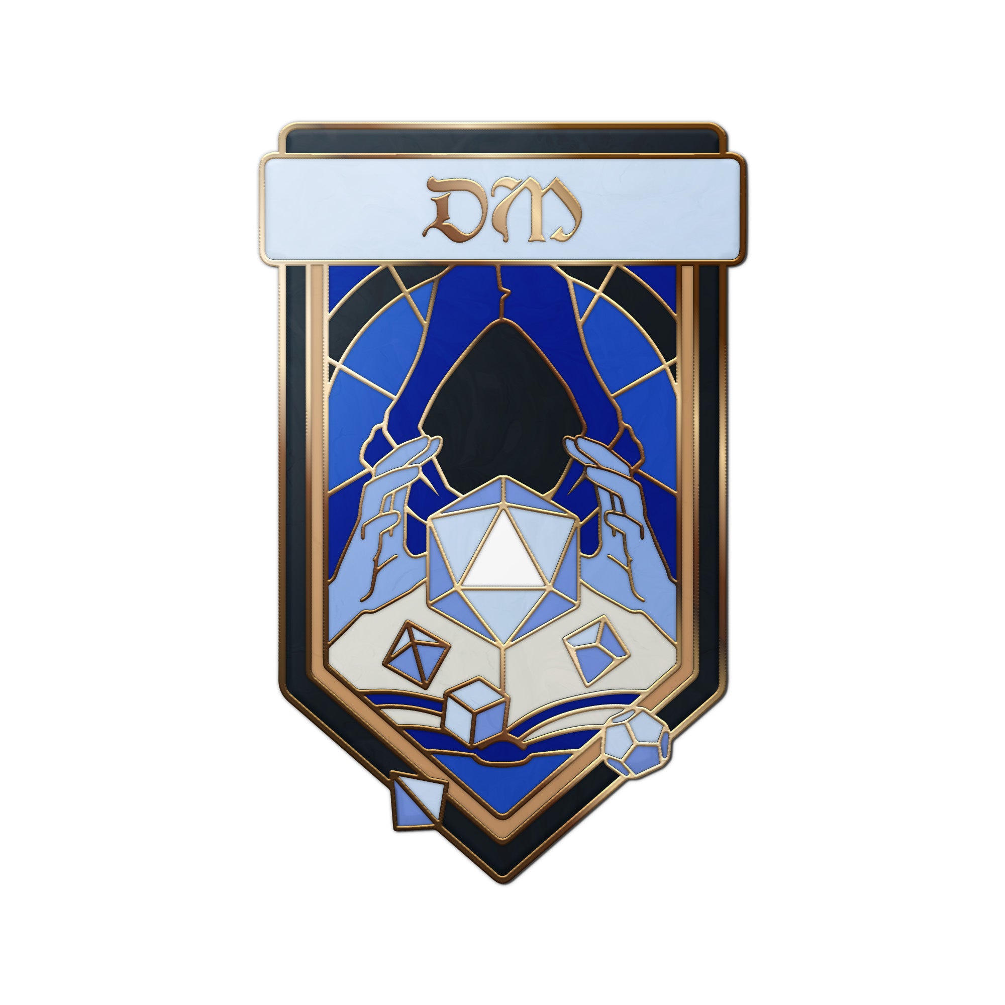 Class Pin - DM-Enamel Pin-Norse Foundry -d&d-dungeons & dragons-accessories-dnd pin-class pin-pin collections
