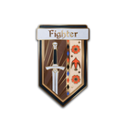 Class Pin - Fighter-Enamel Pin-Norse Foundry -d&d-dungeons & dragons-accessories-d&d pin-class pin-pin collections