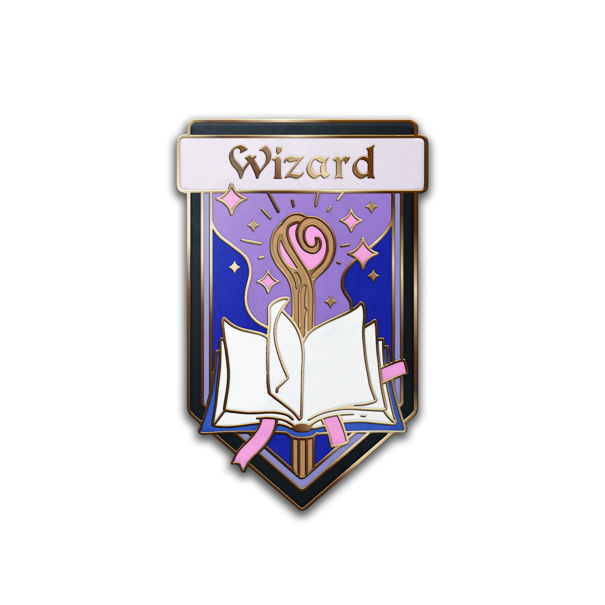 Class Pin - Wizard-Enamel Pin-Norse Foundry -d&d-dungeons & dragons-accessories-d&d pin-class pin-pin collections