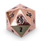 Copper Still Metal Countdown Dice 25mm-Zinc Alloy Dice-Norse Foundry-dice-dungeons & dragons-dnd-dungeons & dragons-metal dice-d20-25mm
