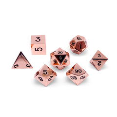 Copper Still - 7 Piece Metal Dice Set
