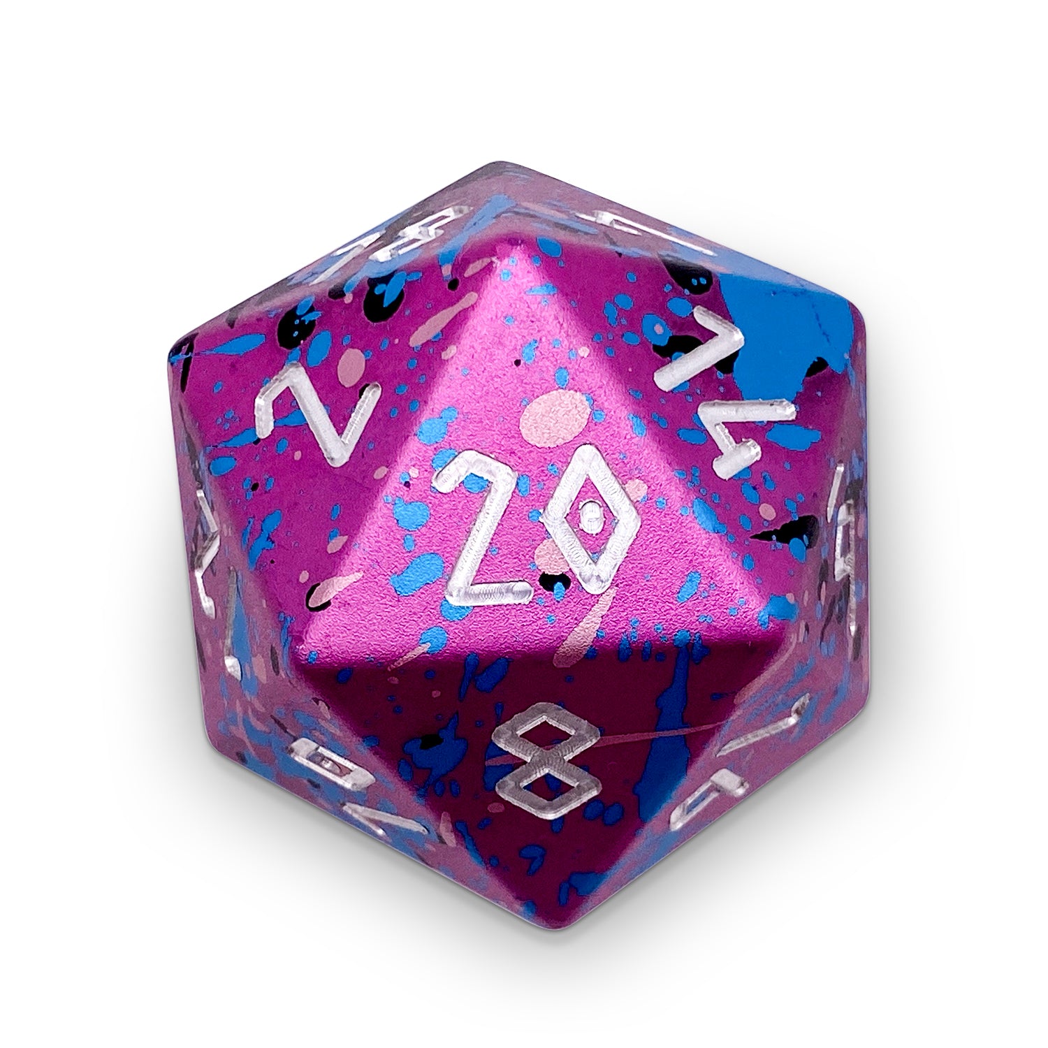 Cosmic Horror - Boulder® 55mm 6063 Aluminum Wondrous Dice-Dice-Norse Foundry-Norse Foundry-aluminum dice-dungeons & dragons-d&d dice-rpg dice-d20-d&d-55mm-oversize-boulder-perfect for tabletop rpgs
