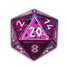 Cosmic Horror - Nimbus™ Boulder® 55mm 6063 Aluminum Wondrous Dice-Aluminum Dice-Norse Foundry-Norse Foundry-aluminum dice-dungeons & dragons-d&d dice-rpg dice-d20-d&d-55mm-oversize-boulder-perfect for tabletop rpgs