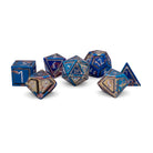 Cotton Candy - Nimbus™ 7 Piece RPG Set 6063 Aluminum Wondrous Dice-Aluminum Dice-Norse Foundry-Norse Foundry-aluminum dice-dungeons & dragons-d&d dice set-rpg dice set-aluminum d&d dice set-d&d-lightweight-perfect for tabletop rpgs