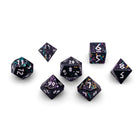 Court Jester - 7 Piece RPG Set 6063 Aluminum Wondrous Dice-Wondrous Dice | Set of 7-Norse Foundry-Norse Foundry-aluminum dice-dungeons & dragons-d&d dice set-rpg dice set-aluminum d&d dice set-d&d-lightweight-perfect for tabletop rpgs