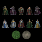 Crown & Court Acrylic Encounter Token – Hexed Ink