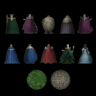 Crown & Court Acrylic Encounter Token – Hexed Ink
