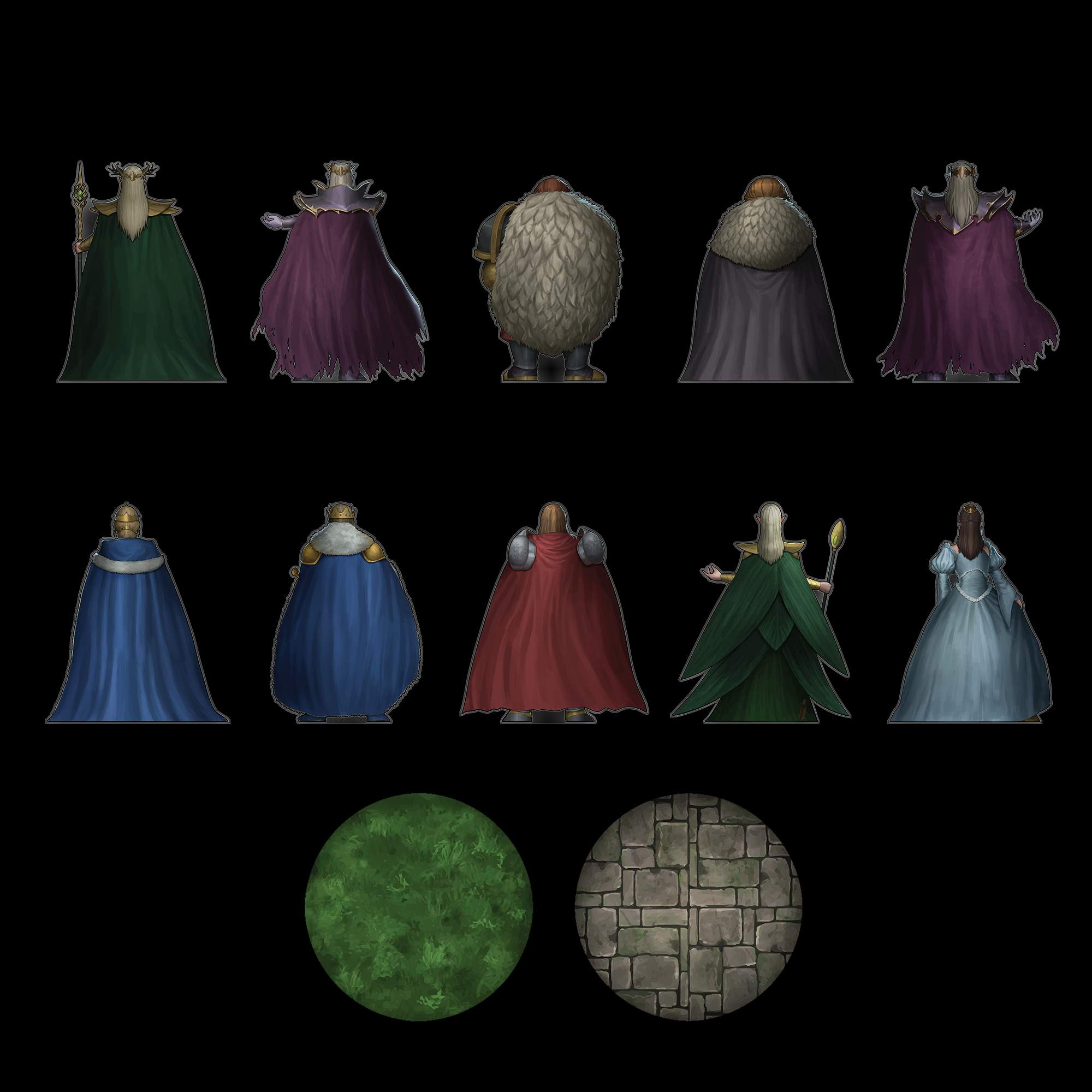 Crown & Court Acrylic Encounter Token – Hexed Ink