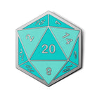 D20 Dice Die - Hard Enamel Adventure Dice Pin Metal by Norse Foundry-Pins-Norse Foundry-D&D Enamel Pin-D&D Pin-Dungeons and Dragons Enamel Pin-DND Accessories