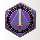 D20 Sword Spinner Pin - Hard Enamel Adventure Dice Pin Metal by Norse Foundry-Pins-Norse Foundry-D&D Enamel Pin-D&D Pin-Dungeons and Dragons Enamel Pin-DnD Accessories