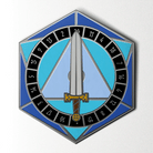 D20 Sword Spinner Pin - Hard Enamel Adventure Dice Pin Metal by Norse Foundry-Pins-Norse Foundry-D&D Enamel Pin-D&D Pin-Dungeons and Dragons Enamel Pin-DnD Accessories