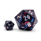 Dark Circus - Boulder® 55mm 6063 Aluminum Wondrous Dice-Aluminum Dice-Norse Foundry-Norse Foundry-aluminum dice-dungeons & dragons-d&d dice-rpg dice-d20-d&d-55mm-oversize-boulder-perfect for tabletop rpgs