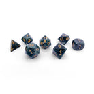 Dark Jade - 7 Piece RPG Set TruStone Dice-TruStone Dice-Norse Foundry-Gemstone Dice-Dungeons and Dragons Dice-Gem Dice-DND Dice-Gaming Dice-Perfect for Tabletop RPGs-Dice Set