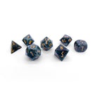 Dark Jade - 7 Piece RPG Set TruStone Dice-TruStone Dice-Norse Foundry-Gemstone Dice-Dungeons & Dragons Dice-Gem Dice-DnD Dice-Gaming Dice-Perfect for Tabletop RPGs-Dice Set