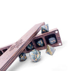 Dark Jade - 7 Piece RPG Set TruStone Dice-TruStone Dice-Norse Foundry-Gemstone Dice-Dungeons & Dragons Dice-Gem Dice-DnD Dice-Gaming Dice-Perfect for Tabletop RPGs-Dice Set
