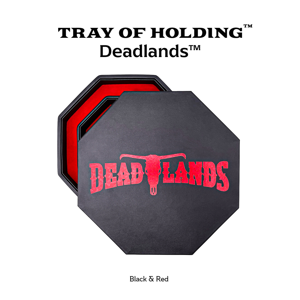 Red Deadlands™ Tray of Holding™ Dice Tray by Norse Foundry