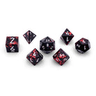 Demon's Blood - 7 Piece RPG Set 6063 Aluminum Wondrous Dice-Wondrous Dice | Set of 7-Norse Foundry-Norse Foundry-aluminum dice-dungeons & dragons-d&d dice set-rpg dice set-aluminum d&d dice set-d&d-lightweight-perfect for tabletop rpgs