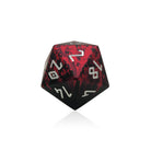 Demon's Blood - Boulder® 55mm 6063 Aluminum Wondrous Dice-Dice-Norse Foundry-Norse Foundry-aluminum dice-dungeons & dragons-d&d dice-rpg dice-d20-d&d-55mm-oversize-boulder-perfect for tabletop rpgs