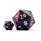 Demon's Blood - Boulder® 55mm 6063 Aluminum Wondrous Dice-Dice-Norse Foundry-Norse Foundry-aluminum dice-dungeons & dragons-d&d dice-rpg dice-d20-d&d-55mm-oversize-boulder-perfect for tabletop rpgs