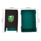 Dice Tray / Tower Bundle: Green Cthulhu-Dice Tray-Norse Foundry -Dice Tray Dice Tower-DND Tray-DND Dice Tower-D&D Accessories-Dice Rolling Tower with Tray-Portable Dice Tower Set