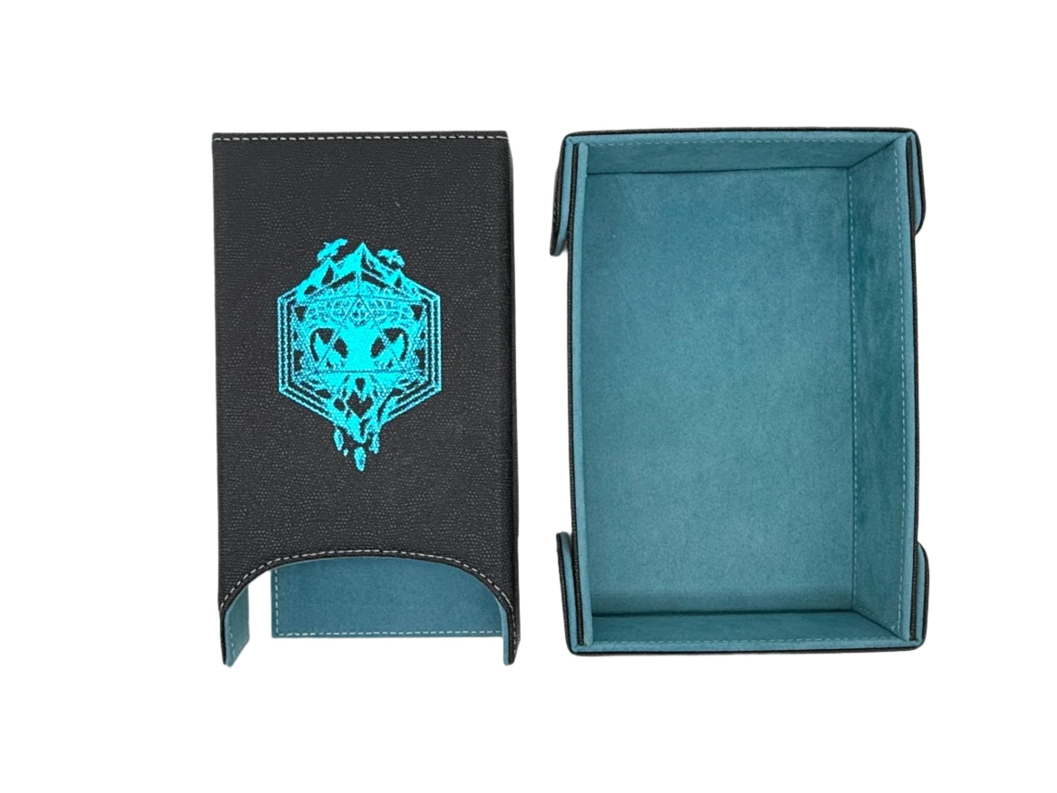 Dice Tray / Tower Bundle: Roll for Adventure-Dice Tray-Norse Foundry -Dice Tray Dice Tower-D&D Tray-DND Dice Tower-DnD Accessories-Dice Rolling Tower with Tray-Portable Dice Tower Set