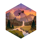 Die Cut Decal - Approaching the City-Norse Foundry-d&d-dungeons & dragons-accessories-dnd stickers-die cut stickers-decals-collections