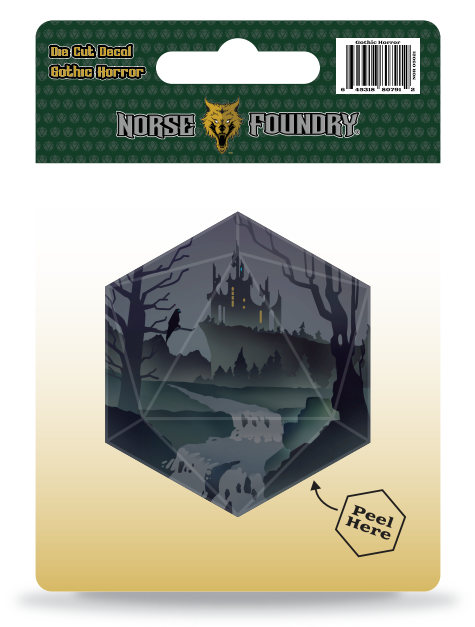 Die Cut Decal - Gothic Horror-Norse Foundry-d&d-dungeons & dragons-accessories-dnd stickers-die cut stickers-decals-collections