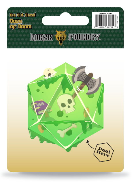 Die Cut Decal - Ooze of Doom-Norse Foundry-d&d-dungeons & dragons-accessories-dnd stickers-die cut stickers-decals-collections
