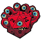 DieHolder / Eye Tyrant - Hard Enamel Adventure Dice Pin Metal by Norse Foundry-Pins-Norse Foundry-D&D Enamel Pin-D&D Pin-Dungeons and Dragons Enamel Pin-DND Accessories