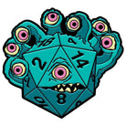DieHolder / Eye Tyrant - Hard Enamel Adventure Dice Pin Metal by Norse Foundry-Pins-Norse Foundry-D&D Enamel Pin-D&D Pin-Dungeons and Dragons Enamel Pin-DND Accessories