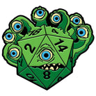 DieHolder / Eye Tyrant - Hard Enamel Adventure Dice Pin Metal by Norse Foundry-Pins-Norse Foundry-D&D Enamel Pin-D&D Pin-Dungeons and Dragons Enamel Pin-DND Accessories