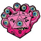 DieHolder / Eye Tyrant - Hard Enamel Adventure Dice Pin Metal by Norse Foundry-Pins-Norse Foundry-D&D Enamel Pin-D&D Pin-Dungeons and Dragons Enamel Pin-DND Accessories