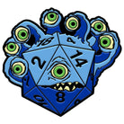 DieHolder / Eye Tyrant - Hard Enamel Adventure Dice Pin Metal by Norse Foundry-Pins-Norse Foundry-D&D Enamel Pin-D&D Pin-Dungeons and Dragons Enamel Pin-DND Accessories