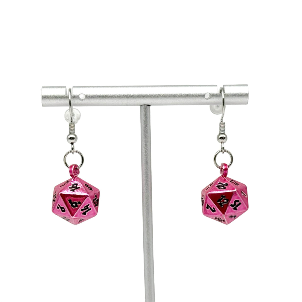 Dissonant Whispers - Ioun Stone D20 Dice Earrings by Norse Foundry-Earrings-Norse Foundry-dungeons and dragons-d&d-dungeons & dragons-earrings-dnd accessories-dice earrings- d20 earrings