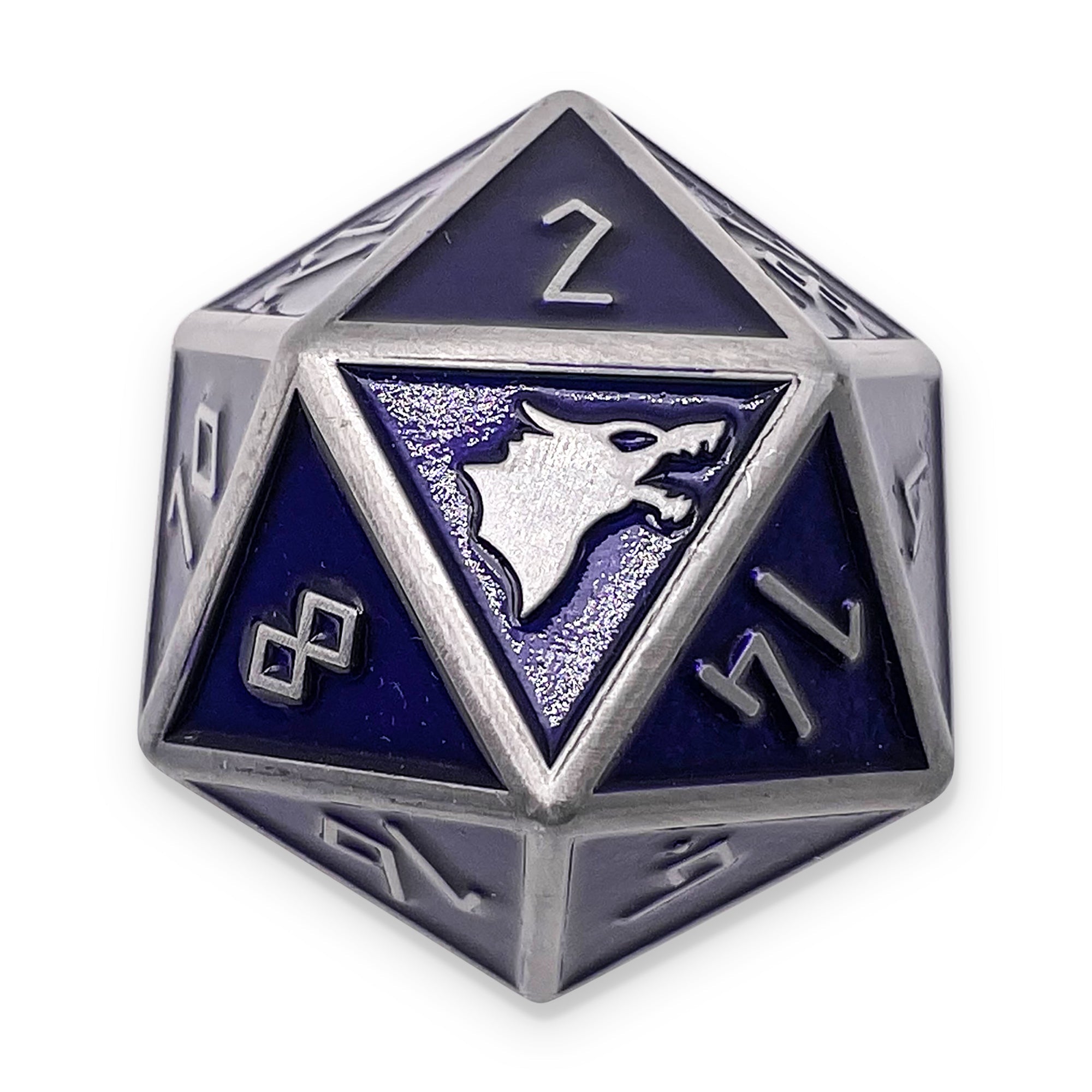 Doppelgänger - Norse 45MM Alloy Metal Boulder®-Metal - Zinc Alloy Dice-Norse Foundry-Dungeons and Dragons-D&D Dice-D20-Metal Dice Set-DnD-DnD Metal Dice Set-Perfect for Tabletop RPGs