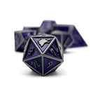 Doppelgänger - Norse Themed Metal Dice Set-Zinc Alloy Dice-Norse Foundry-Norse Foundry-dungeons & dragons-d&d dice set-rpg dice set-d20-metal dice set-d&d-perfect for tabletop rpgs