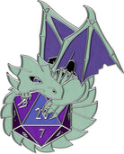 Dracolich - Hard Enamel Adventure Dice Pin Metal by Norse Foundry-Pins-Norse Foundry-D&D Enamel Pin-D&D Pin-Dungeons and Dragons Enamel Pin-DnD Accessories