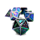 Draugr - Norse Themed Metal Dice Set-Zinc Alloy Dice-Norse Foundry-Dungeons and Dragons-D&D Dice-D20-Metal Dice Set-DND-DND Metal Dice Set-Perfect for Tabletop RPGs