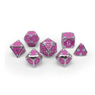 Dungeon Delve - Arcane Trap 7 Piece RPG set Alloy Metal Dice-Metal - Zinc Alloy Dice-Norse Foundry-Dungeons and Dragons-D&D Dice-D20-Metal Dice Set-D&D-D&D Metal Dice Set-Perfect for Tabletop RPGs