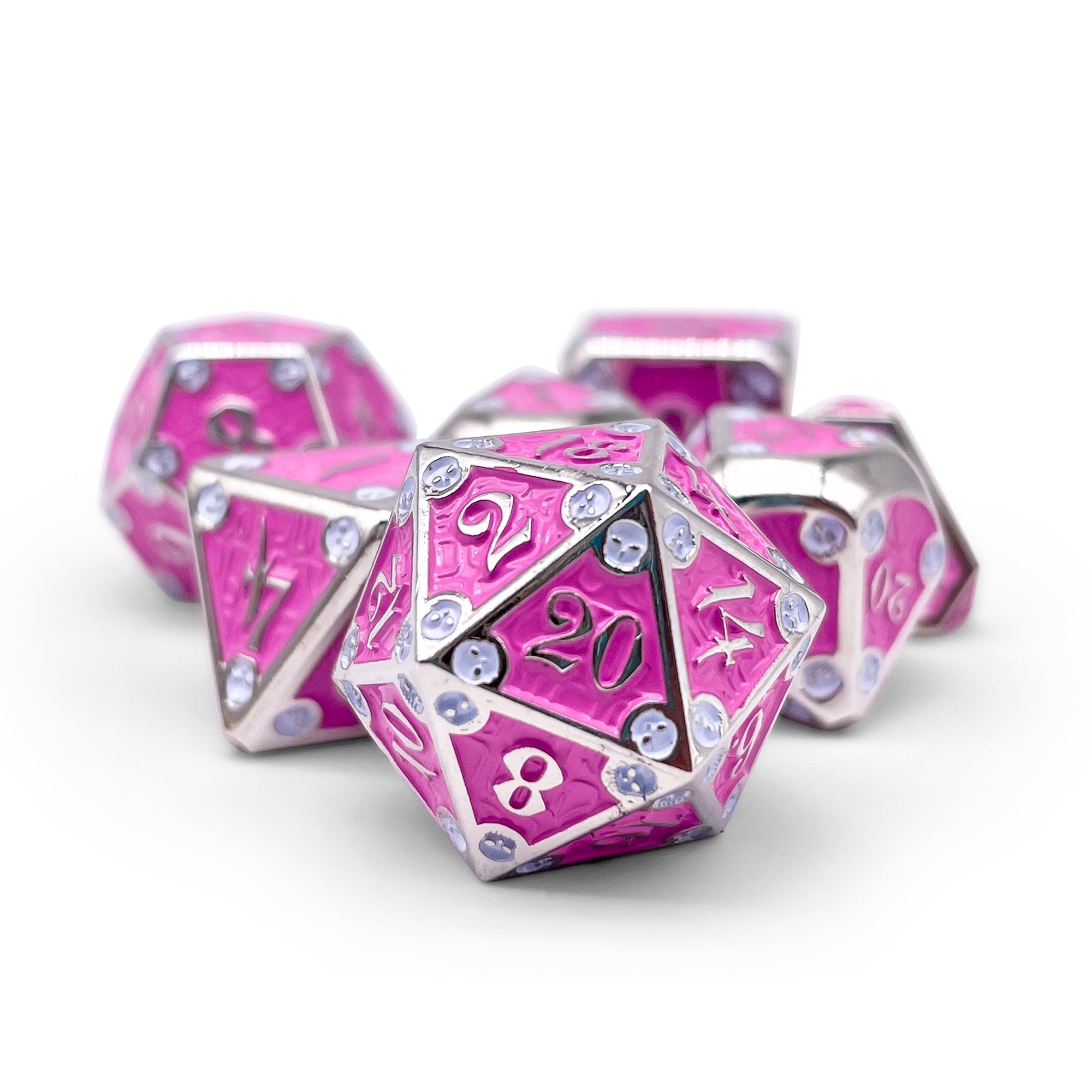 Dungeon Delve - Arcane Trap - Metal Dice Set-Metal - Zinc Alloy Dice-Norse Foundry-Dungeons and Dragons-DND Dice-D20-Metal Dice Set-DND-D&D Metal Dice Set-Perfect for Tabletop RPGs