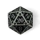 Dungeon Delve Runestones™ - 25mm D20 - Shadow Knight-Zinc Alloy Dice-Norse Foundry-Norse Foundry-dungeons & dragons-d&d dice-rpg dice-d20-metal dice-d&d-25mm-perfect for tabletop rpgs