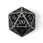 Dungeon Delve Runestones™ - 25mm D20 - Shadow Knight-Zinc Alloy Dice-Norse Foundry-Norse Foundry-dungeons & dragons-d&d dice-rpg dice-d20-metal dice-d&d-25mm-perfect for tabletop rpgs