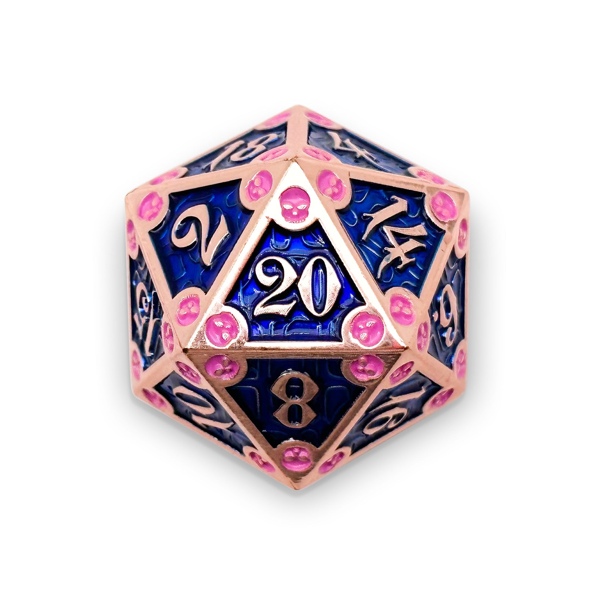 Dungeon Delve Runestones™ - 25mm D20 - Treachery-Zinc Alloy Dice-Norse Foundry-Norse Foundry-dungeons & dragons-d&d dice-rpg dice-d20-metal dice-d&d-25mm-perfect for tabletop rpgs