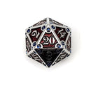 Dungeon Delve Runestones™ - 25mm D20 - Vampiric Corruption-Zinc Alloy Dice-Norse Foundry-Norse Foundry-dungeons & dragons-d&d dice-rpg dice-d20-metal dice-d&d-25mm-perfect for tabletop rpgs