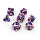 Dungeon Delve - Treachery 7 Piece RPG set Alloy Metal Dice-Metal - Zinc Alloy Dice-Norse Foundry-Dungeons and Dragons-DND Dice-D20-Metal Dice Set-DND-DND Metal Dice Set-Perfect for Tabletop RPGs
