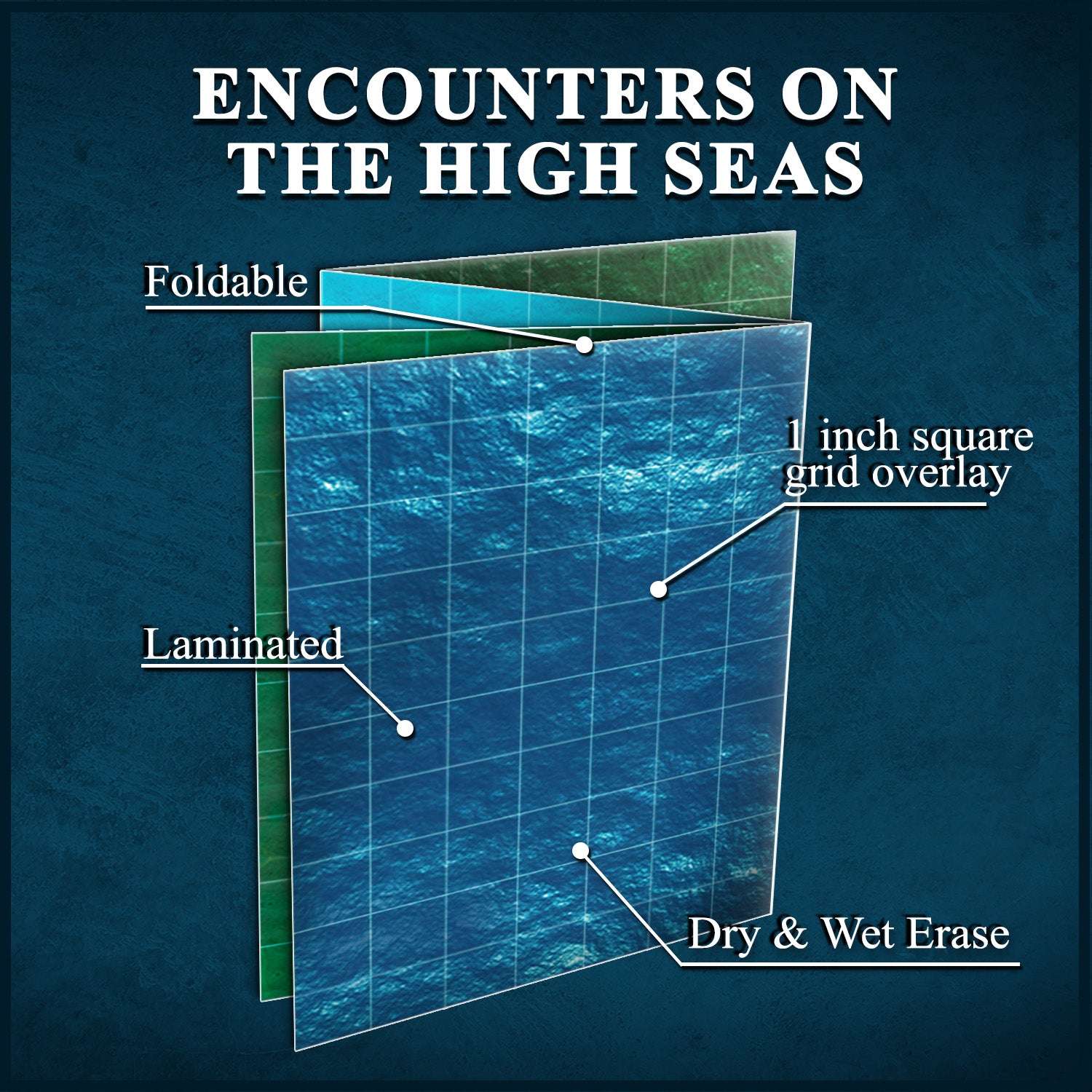 Encounters on the High Seas - Map Pack by Adventurers & Adversaries (4 Maps per pack)