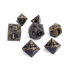 Eclipse - Space Dice 7 Piece RPG Set Alloy Metal Dice