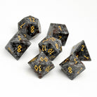 Emberlight - 7 Piece RPG Set Gemstone Dice-Gemstone Dice-Norse Foundry-Gemstone Dice-Dungeons & Dragons Dice-Gem Dice-DnD Dice-Gaming Dice-Perfect for Tabletop RPGs-Dice Set