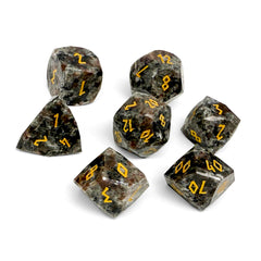 Emberlight - 7 Piece RPG Set Gemstone Wondrous Cut Dice