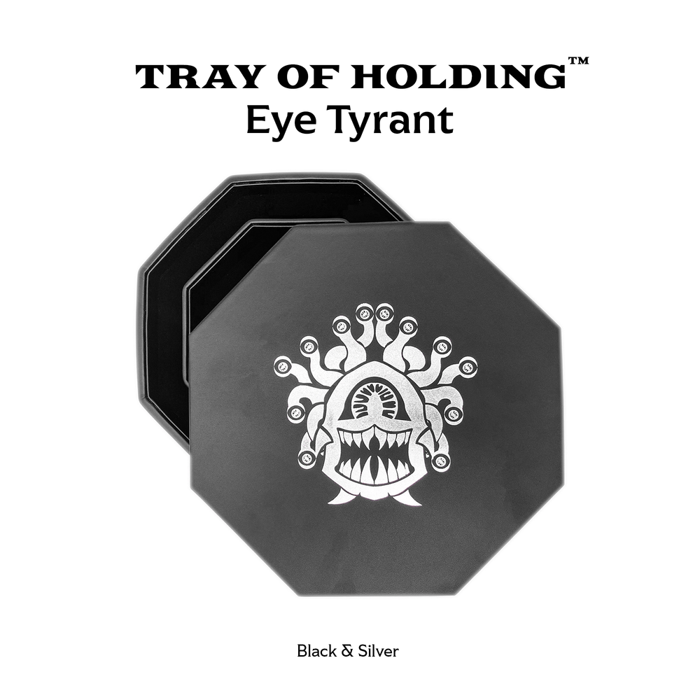 Silver Eye Tyrant - Tray of Holding™ Dice Tray by Norse Foundry